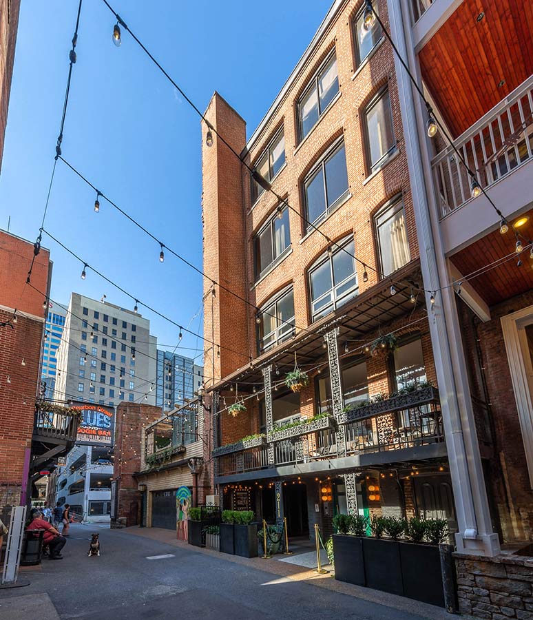 printers alley lofts main building nashville tn